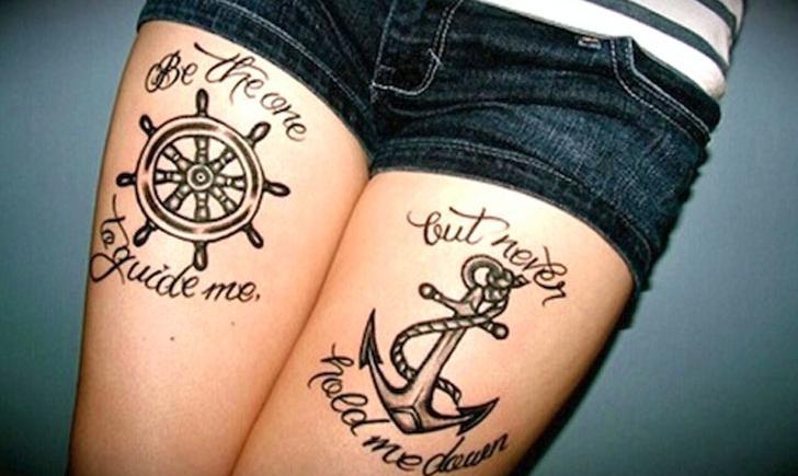 Stunning Anchor Tattoo