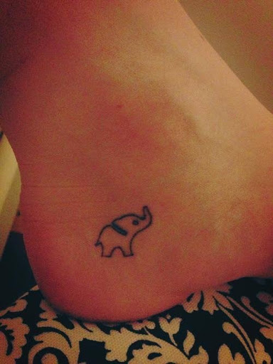 Tiny elephant tattoo designs