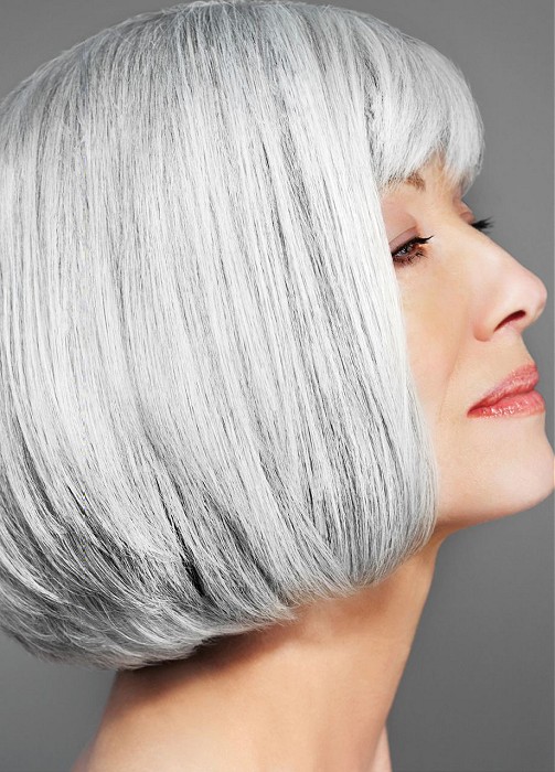 White Hot-medium-grey-straight-hairstyles