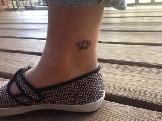 lotus tattoos are best designs for women ankle