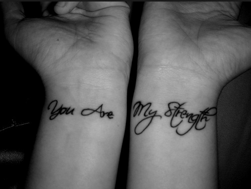 my-strength-couples-tattoos-quotes