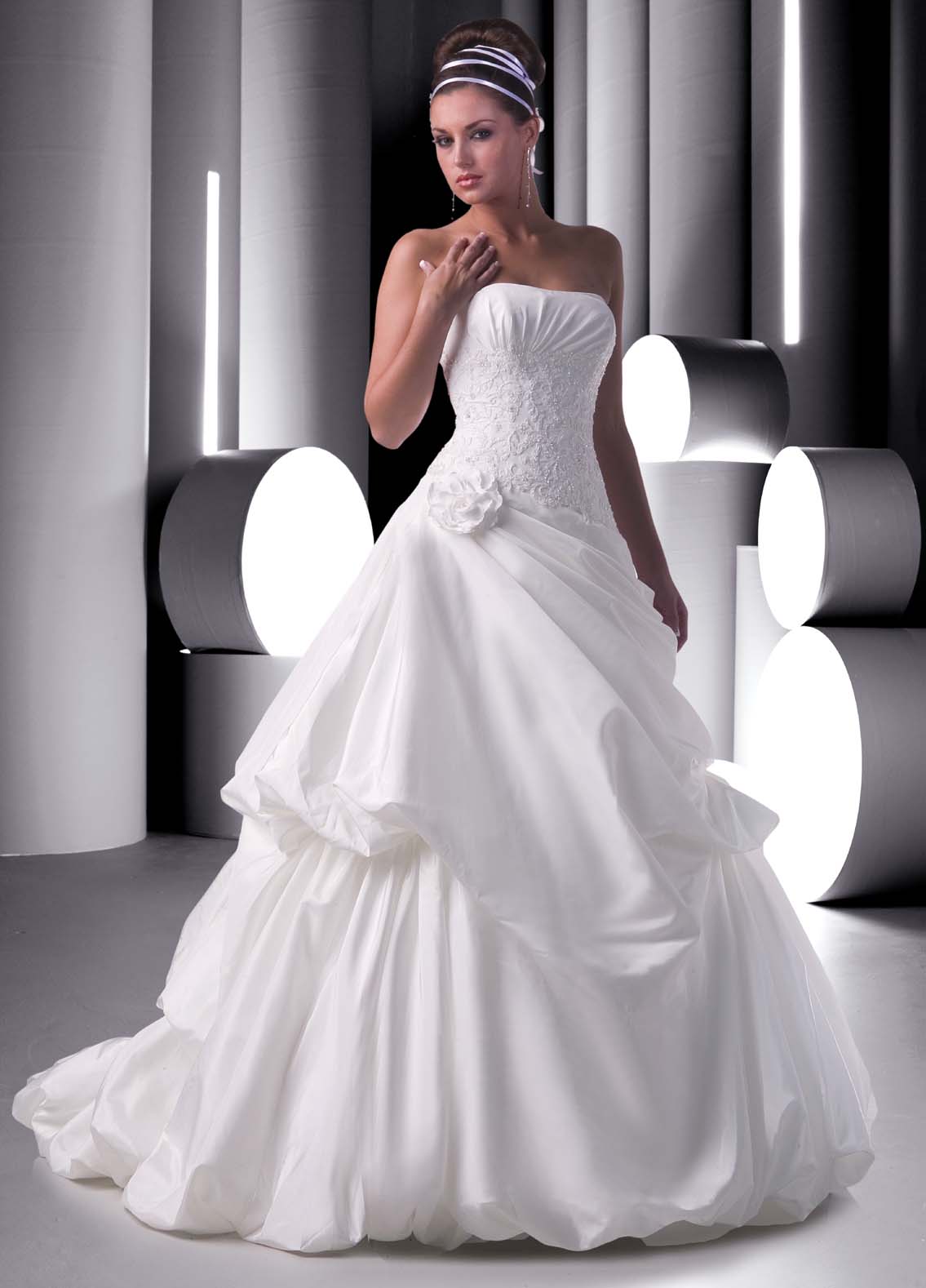 stunning bridal gown