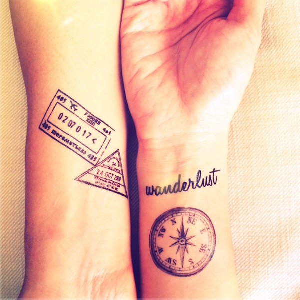 Amazing-Wrist-Travel-Tattoo-Design