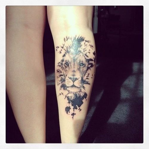 Calf Tattoo