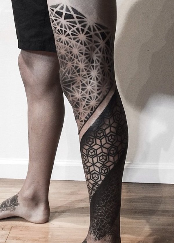 Calf-tattoo-design