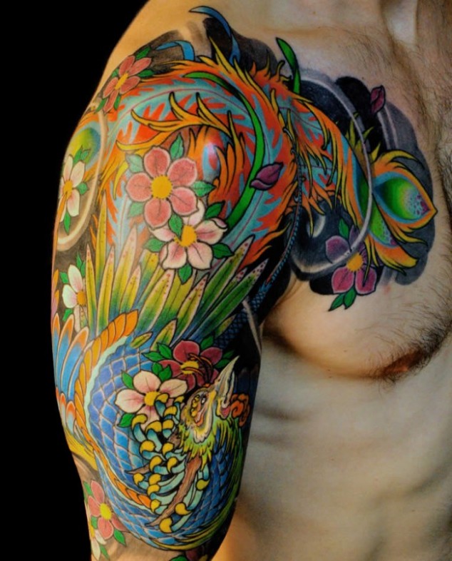 Colorful Tattoos For Men