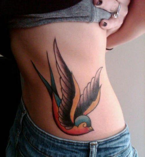 Cool Swallow Tattoo