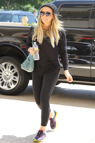 Hilary Duff Workout Outfits