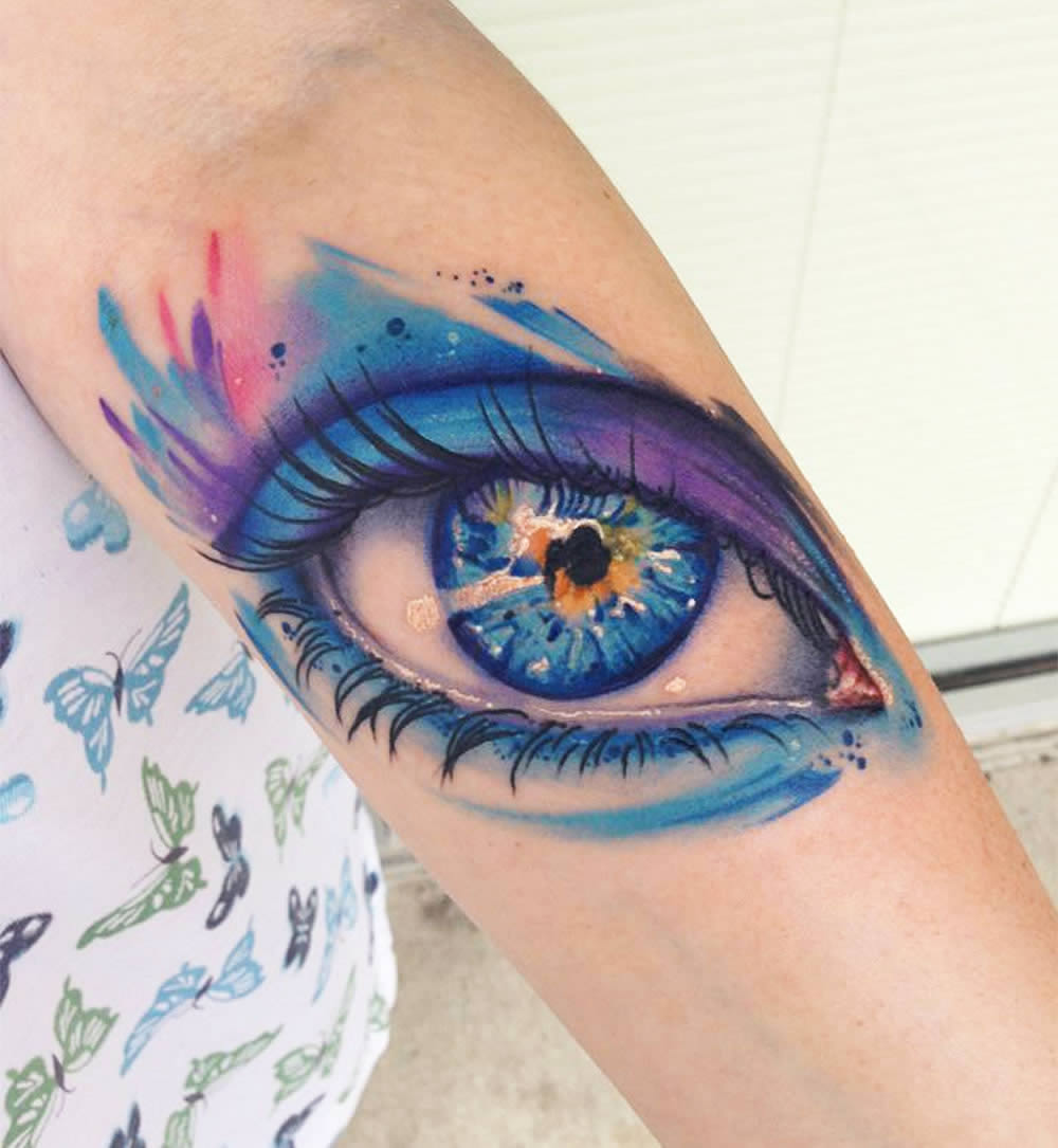 Illusion Colorful Tattoos