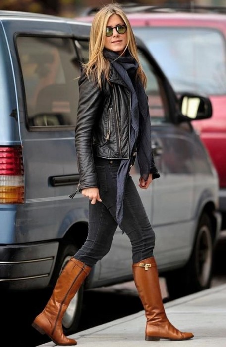 Jennifer Aniston Black Jeans Outfits