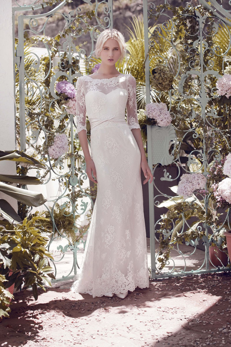 Lace-and-Satin-Wedding-Dresses-with-Sleeves