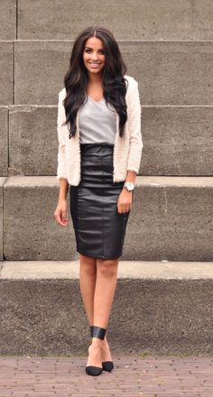 Lovely Pencil Skirt Outfits