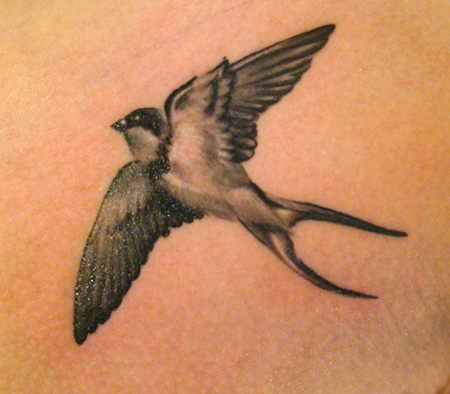 Lovely Swallow Tattoo