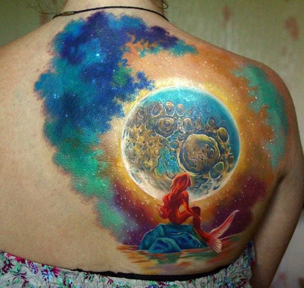 Mermaid-Colorful-Tattoo