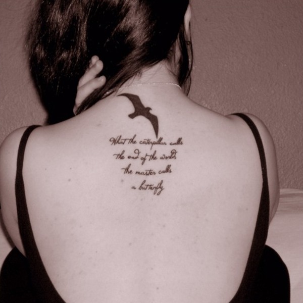 Upper-Back-Poem-with-Bird-Tattoos-for-Girls