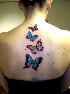 Upper Back Tattoo for Women