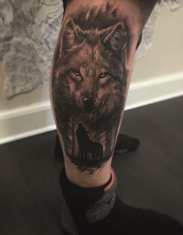 Wolf-Calf-Tattoo