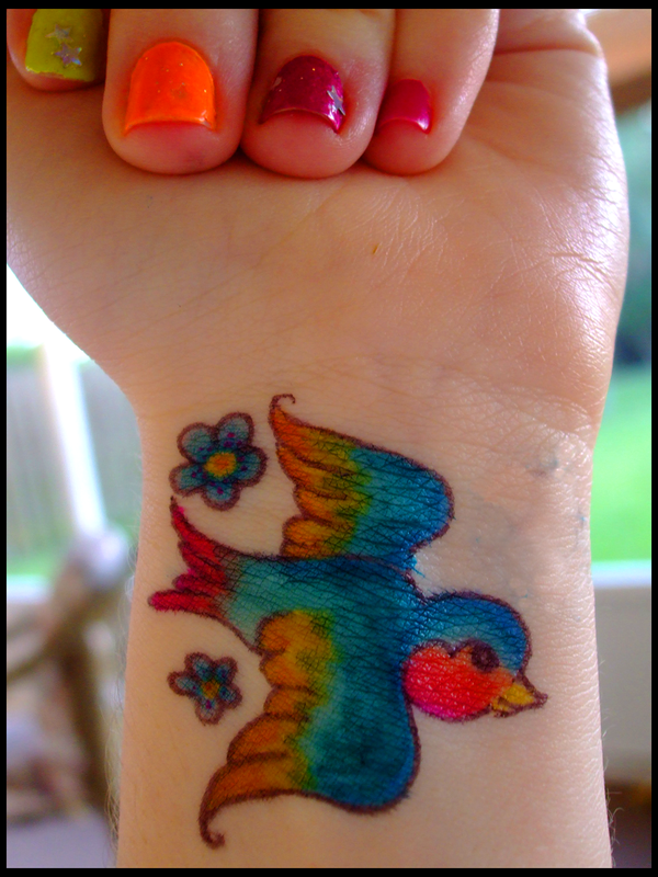 colorful_bird_sharpie_tattoo