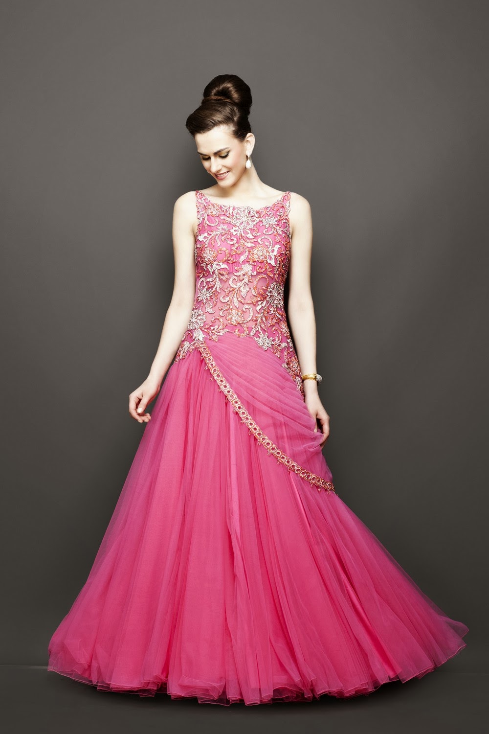 evening-dress-for-wedding-in-pink-color