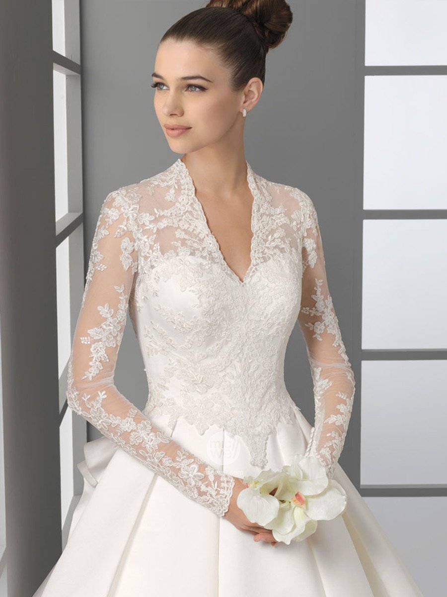 Elegant Wedding Dresses With Sleeves Ohh My My