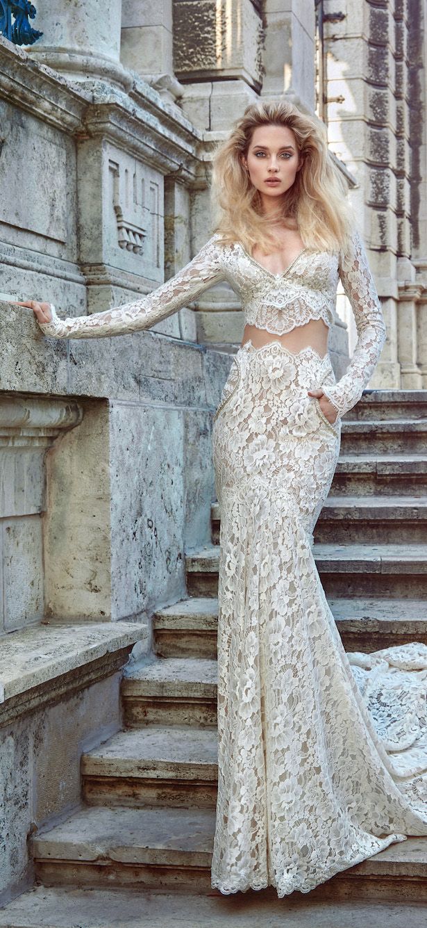 two-pieces-wedding-dress-with-long-sleevs
