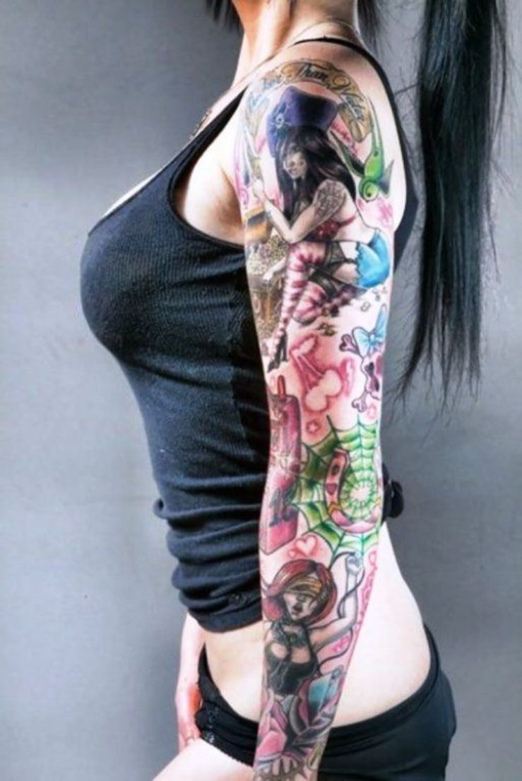 Arm-Sleeve-Tattoo-for-Women