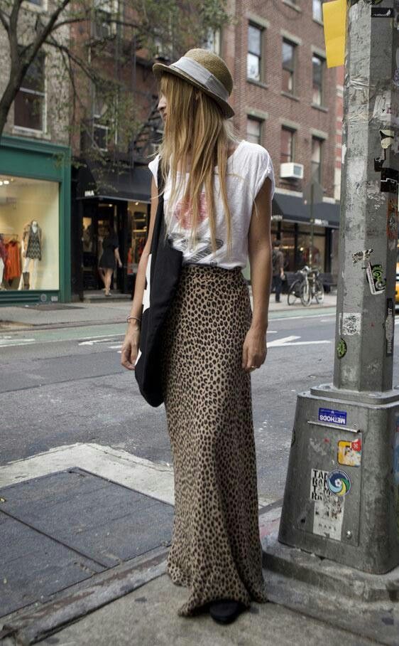 Casual Long Flowing Skirts for Your New Crop Top