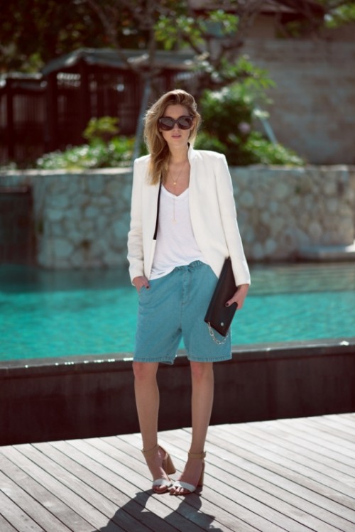 Classy Bermuda Shorts Outfits For Summer