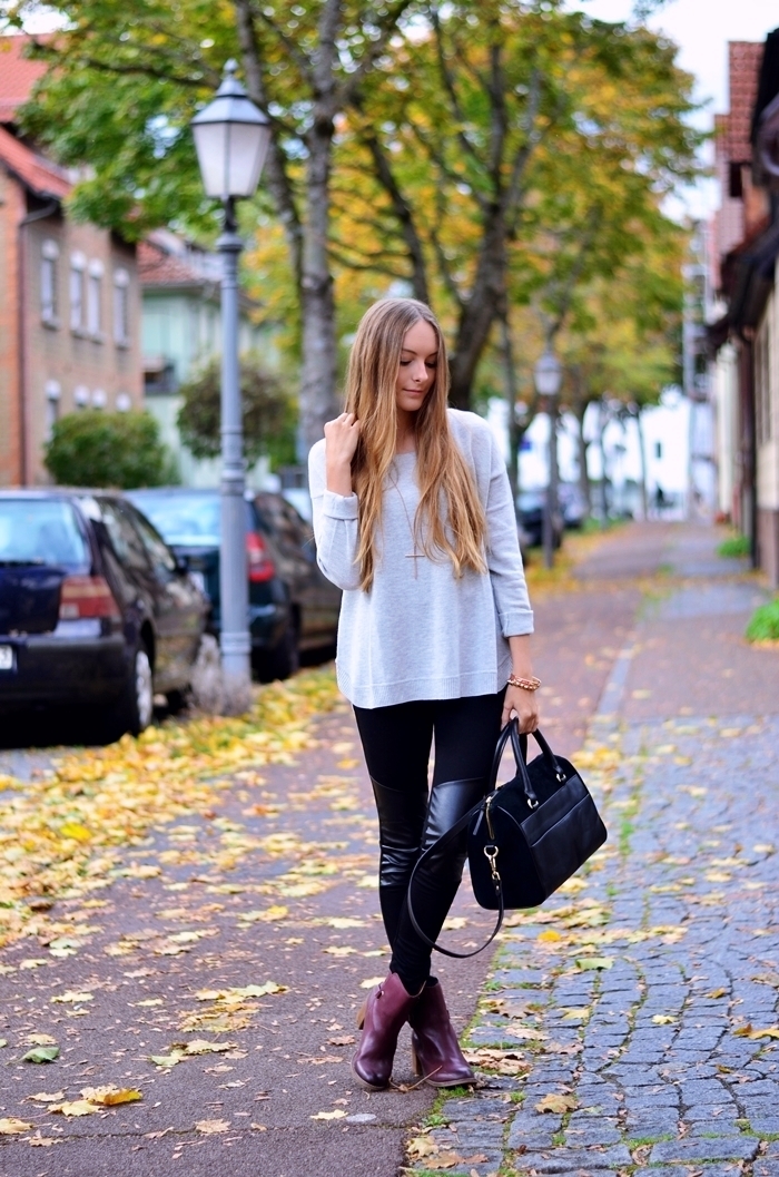 Fall Leather Outfits