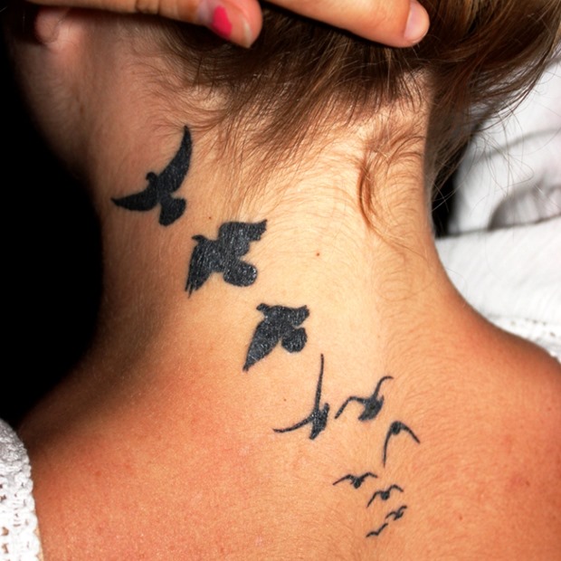 Neck-Birds-Tattoos-for-Women
