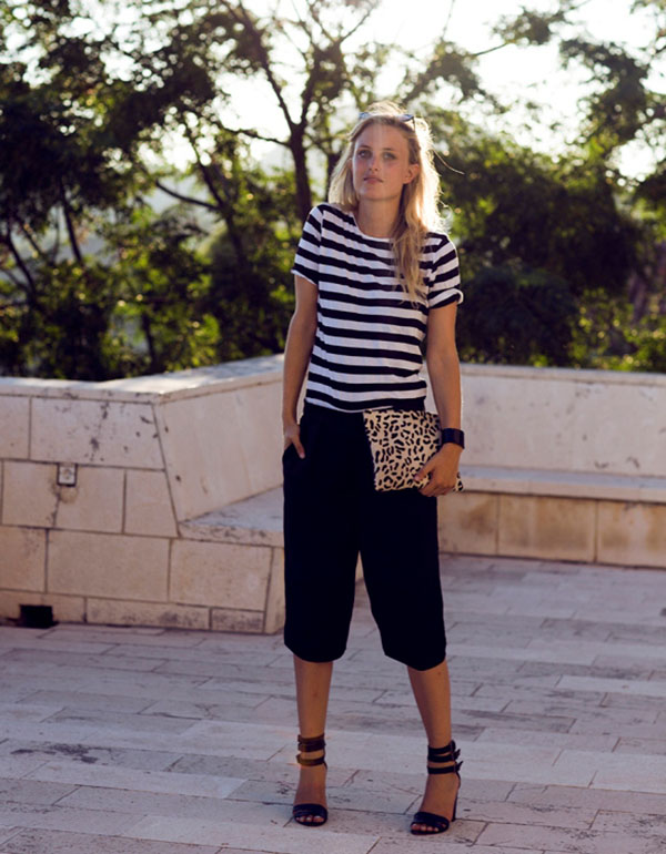 bermuda-shorts-and-casual-strpied-tee