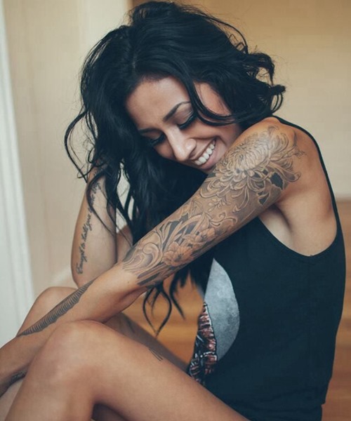 female-cross-tattoos-sleeve-photos