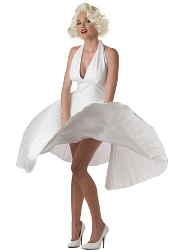 marilyn-monroe-deluxe-white-halter-dress