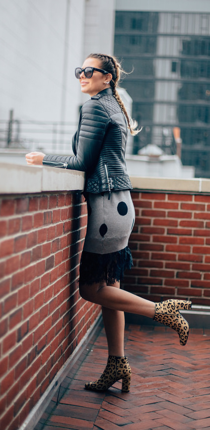 street-fashion-polka-dot-leather