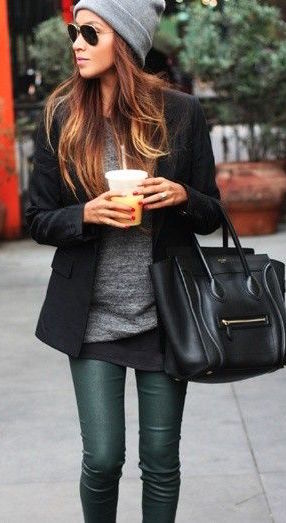 winter-fashion-knit-layers-olive-green-pants