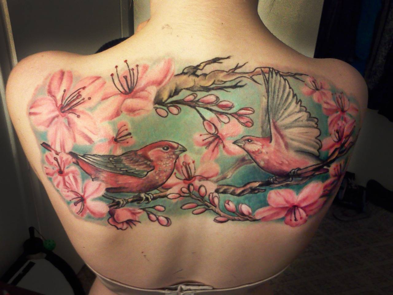Birds-Across-Back-Tattoo
