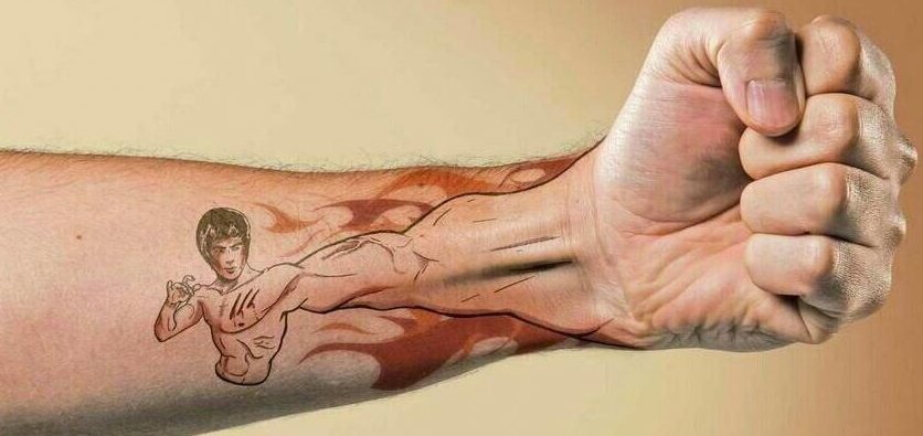 Bruce-Lee-Tattoo-Hand-Tattoo