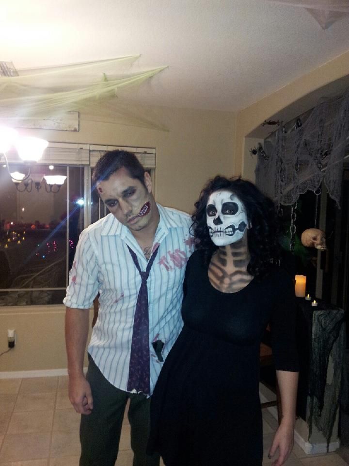 Couples Halloween Costume Makeup