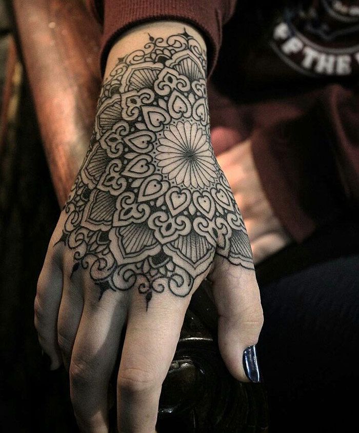 Lovely Hand Tattoo