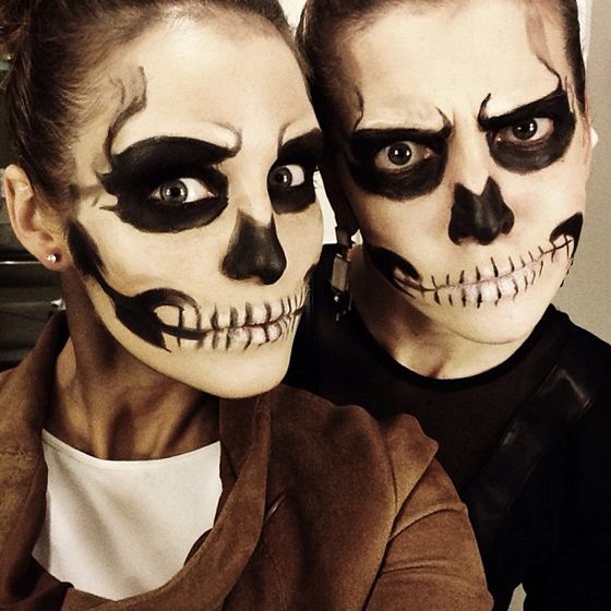 Nice Halloween Makeup for Couples