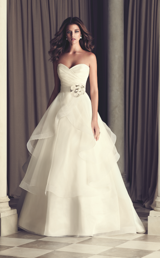 Paloma-Blanca-A-Line Wedding Dress