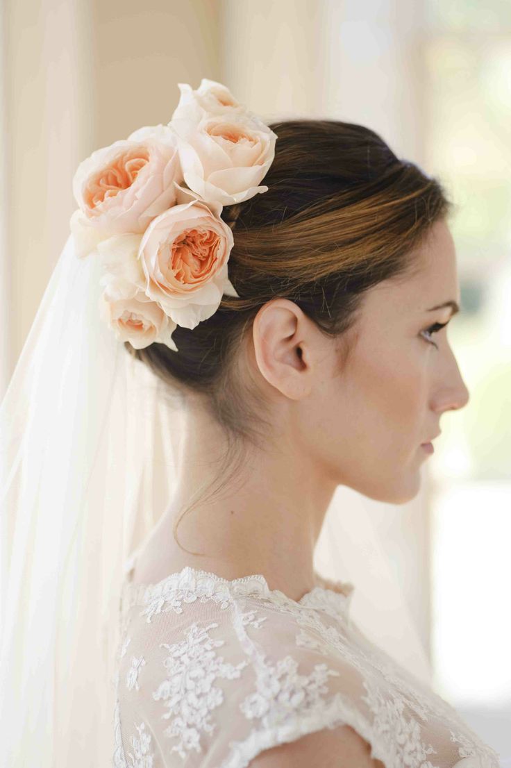 Romantic Bouquets Wedding Hairstyles
