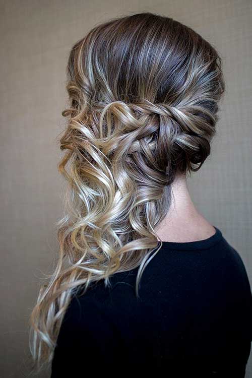 Side Wedding Hairstyles For Bridesmaids