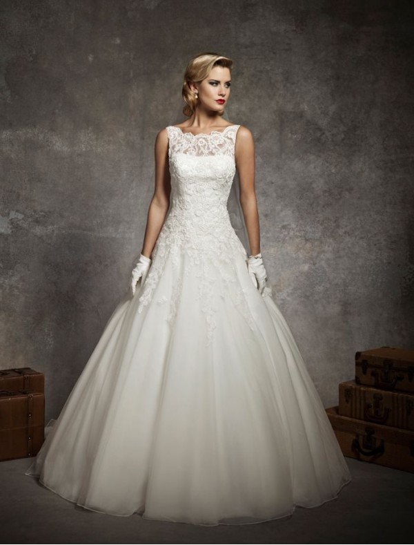 a-line-lace-and-tulle-wedding-gown-with-sabrina-neckline