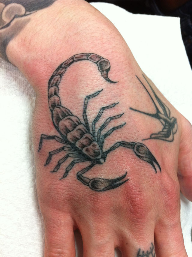 hand-scorpion