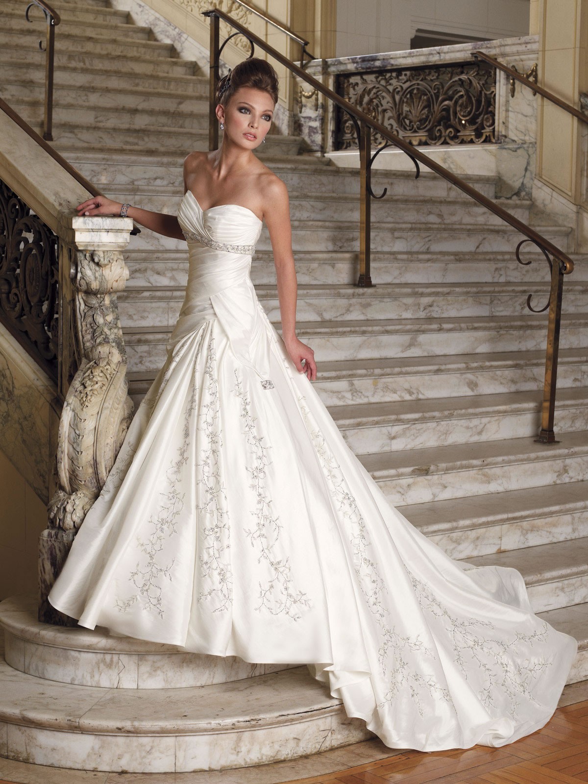 taffeta-hand-draped-sweetheart-a-line-wedding-dress