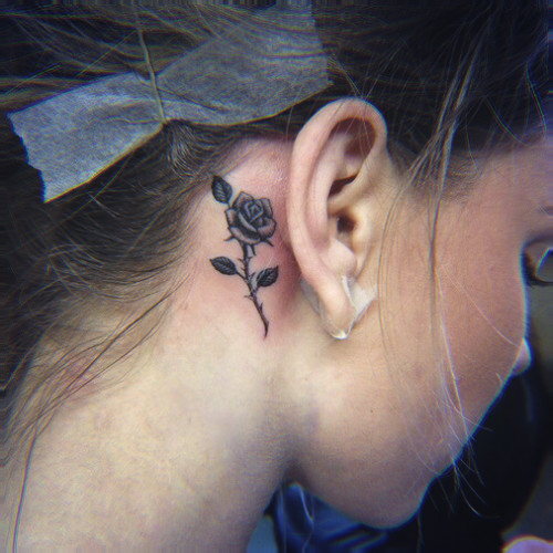 Lovely Ear Tattoos