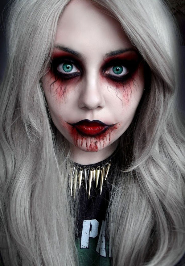 Scary Halloween Makeup for Girls