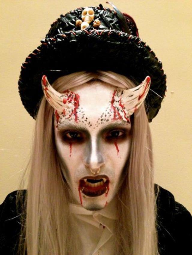 Scary Teen Halloween Makeup for Girls
