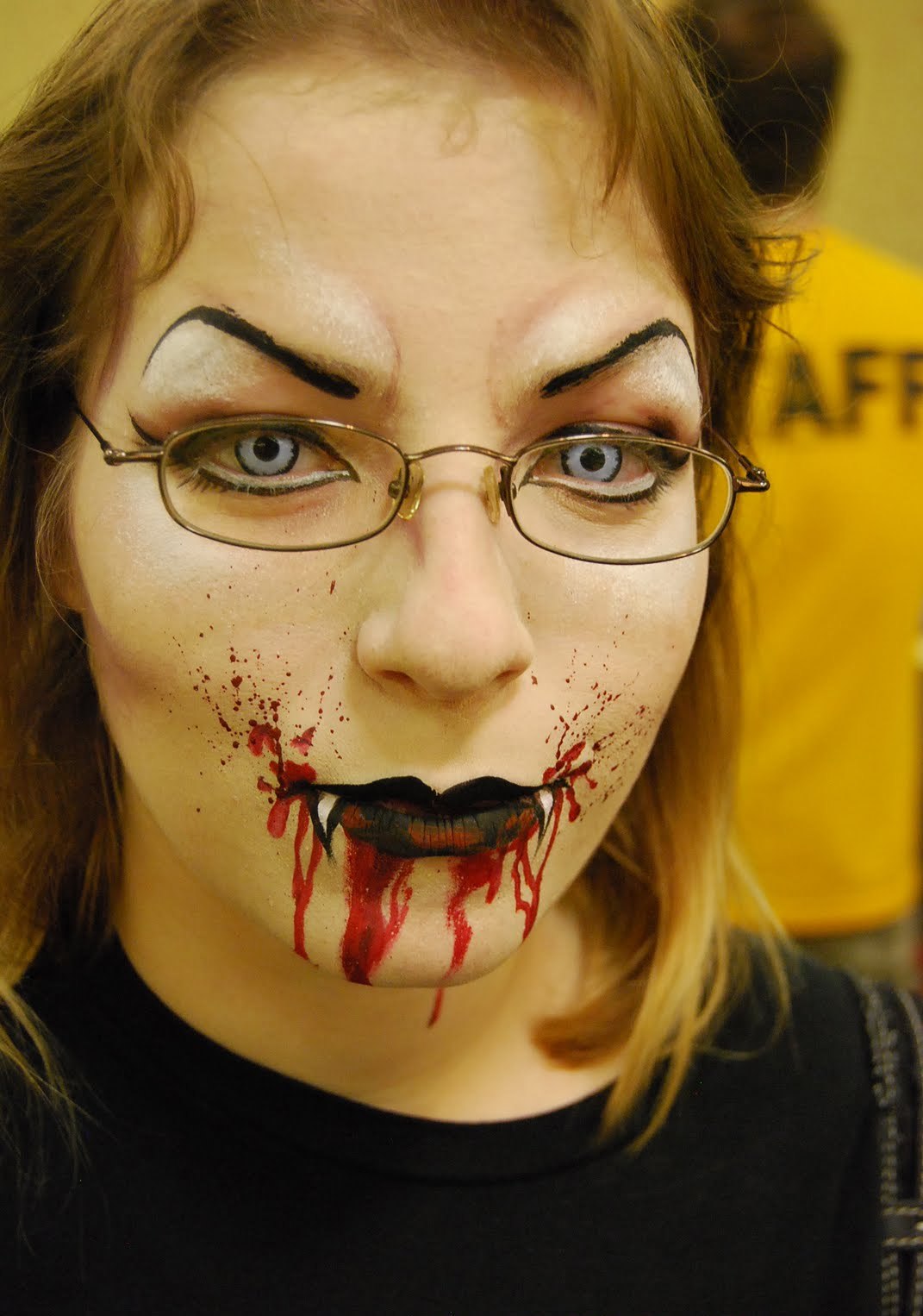 Vampire Halloween Makeup for Girls